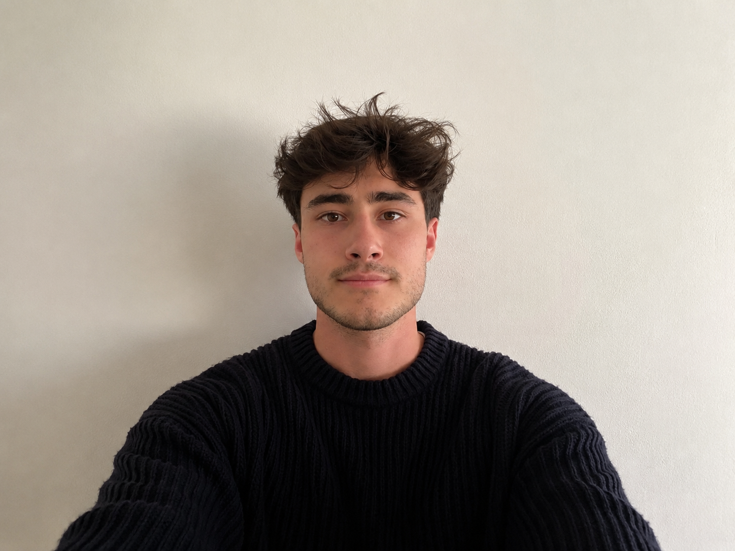 Portrait of Tobias, 24, co-founder of Resortly and snowboarder who worked a full season as a ski bum.